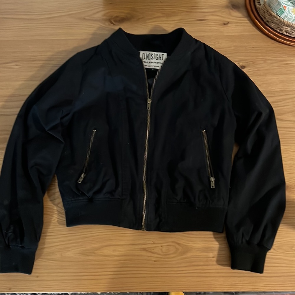 Black Bomber Jacket - image 3